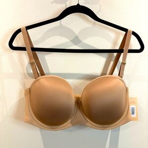 THIRD LOVE Sz 38C Padded Adjustable Straps Back Convertible To Strapless Bra NEW